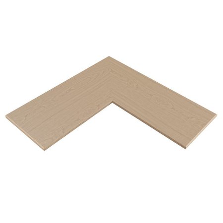 DESIGNS OF DISTINCTION 12" X 30" X 30" Flat Furniture Grade Corner Shelf - Cherry 01MSH123030CH1